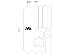 All-mountain-style AMS Kit De Protection Cadre Vélo Transparent -Bicyclette Pièces Magasin ams kit de protection cadre velo transparent 2