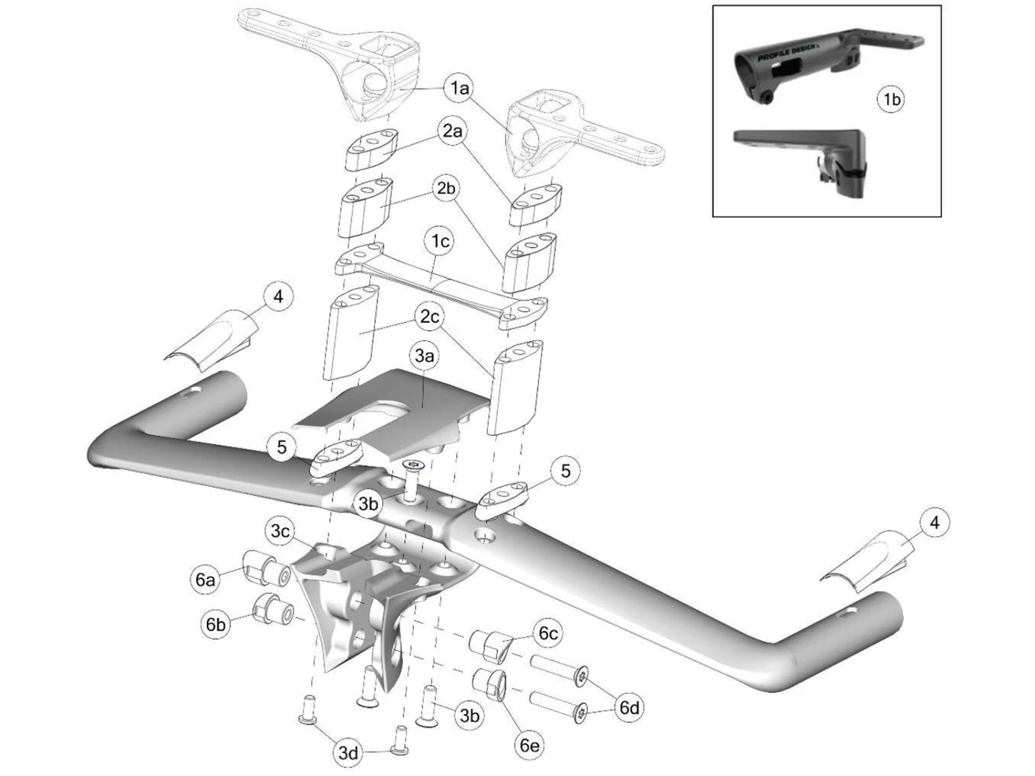 BMC Anglet Riser Bracket Kit Pour Cockpit TM01 2 BMC Anglet Riser Bracket Kit Pour Cockpit TM01 – Image 2
