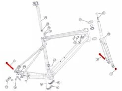 BMC Axes Traversants N°1 SLR / Alpenchallenge 2019 Et RM / URS 2020 - 301628 -Bicyclette Pièces Magasin bmc axes traversants n1 slr alpenchallenge 2019 et rm urs 2020 301628 2