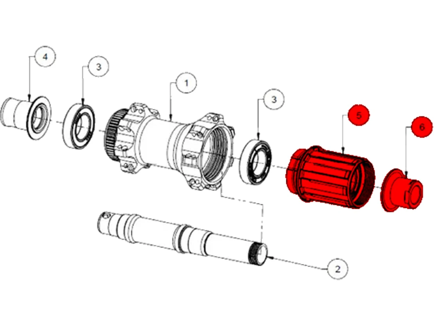 BMC Corps De Roue Libre Shimano Pour CRD-351 (all MY) / CRD-321/400/501/XRD-522 (MY22) 2 BMC Corps De Roue Libre Shimano Pour CRD-351 (all MY) / CRD-321/400/501/XRD-522 (MY22) – Image 2