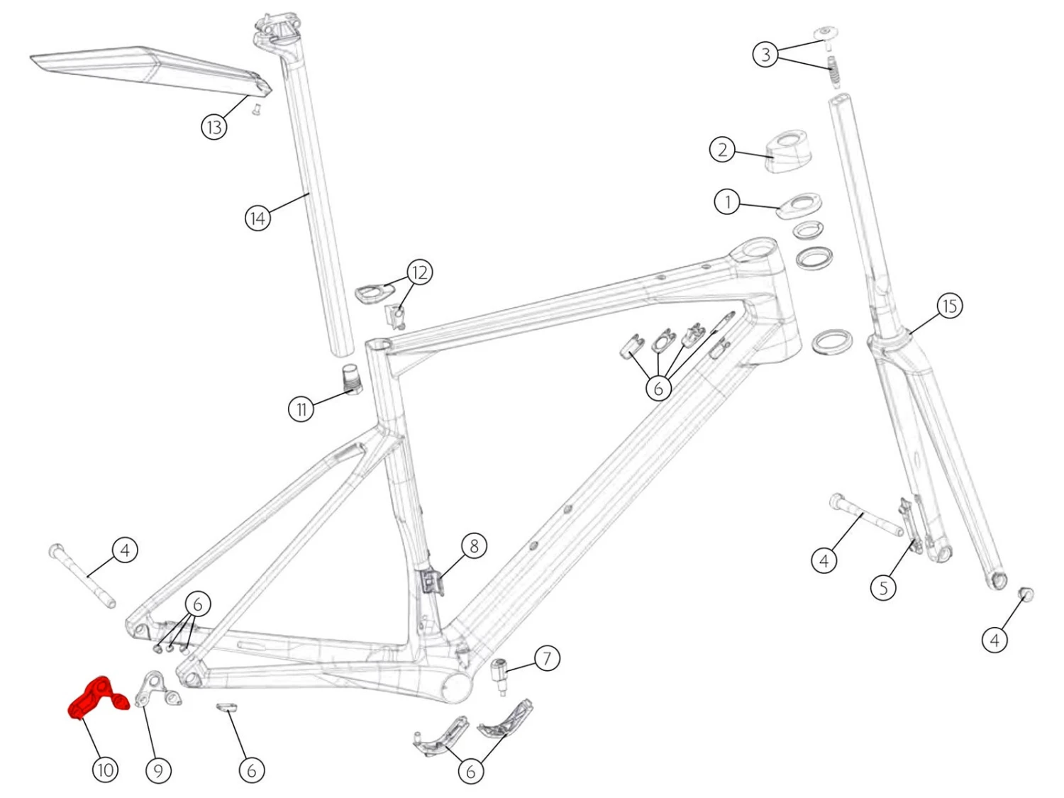 BMC Dropout 59 Patte De Dérailleur 301093 (direct-mount Shimano) 3 BMC Dropout 59 Patte De Dérailleur 301093 (direct-mount Shimano) – Image 3