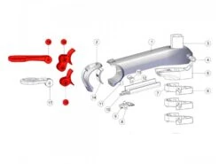 BMC Support Compteur Potence ICS01 30000718 - ICS2 302189 -Bicyclette Pièces Magasin bmc support compteur pour potence ics01 30000718 2