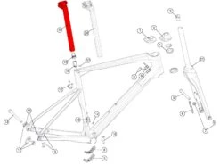BMC Tige De Selle Carbone 310mm Recul 0mm Roadmachine 01 MY2018 - 301269 -Bicyclette Pièces Magasin bmc tige de selle carbone 310mm recul 0mm roadmachine 01 my2018 301269 2