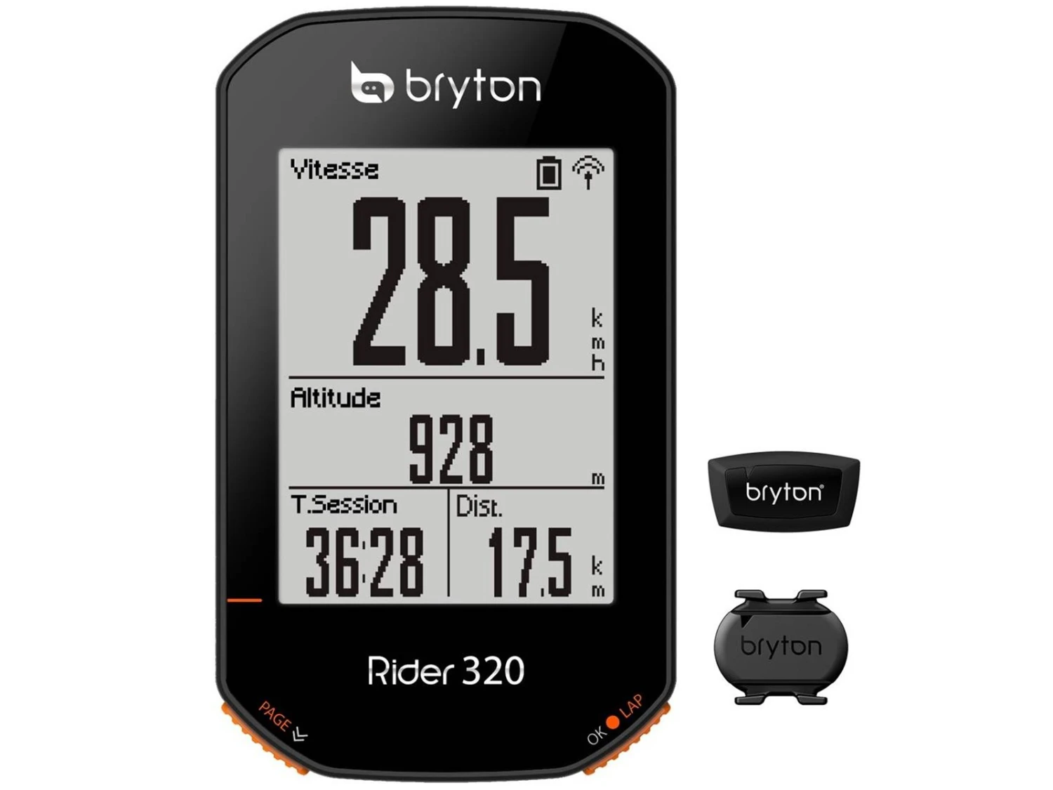 BRYTON GPS Rider 320 T + HRM + Cadence 1 BRYTON GPS Rider 320 T + HRM + Cadence