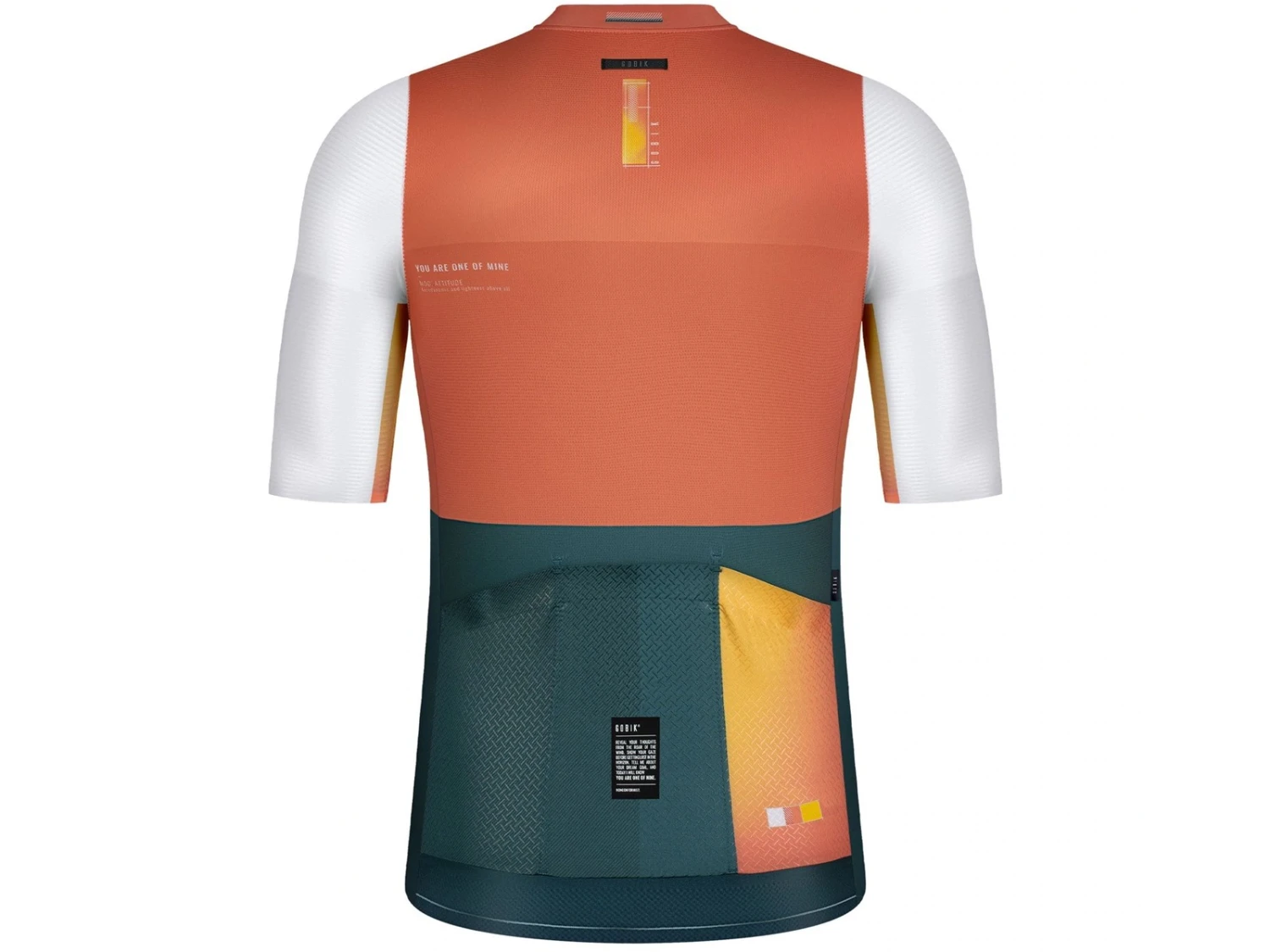 GOBIK Attitude 2.0 Apricot Maillot Manches Courtes Warm 2022 2 GOBIK Attitude 2.0 Apricot Maillot Manches Courtes Warm 2022 – Image 2