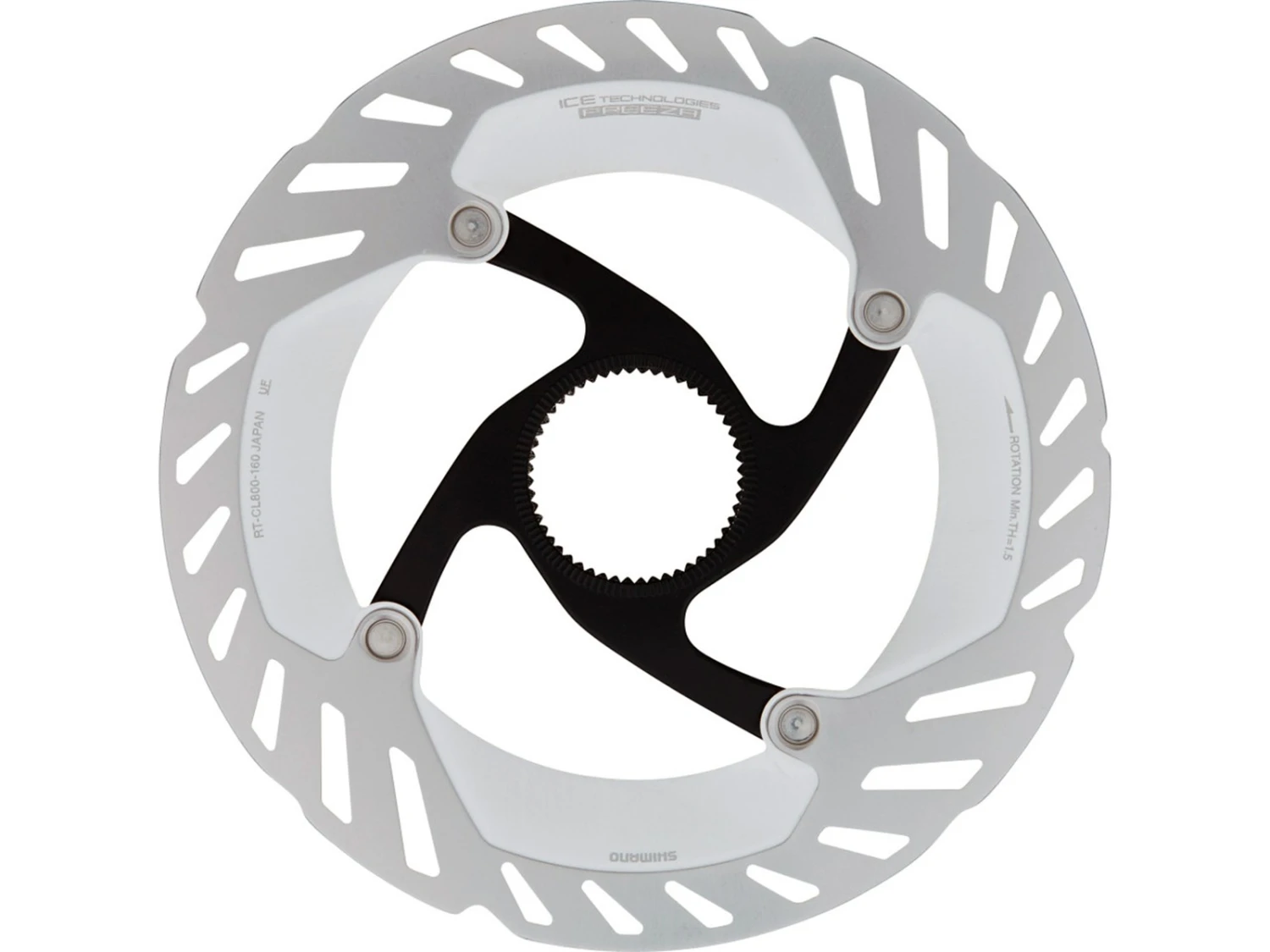 SHIMANO Disque Ultegra RT-CL800 160mm Center Lock Interne 2 SHIMANO Disque Ultegra RT-CL800 160mm Center Lock Interne – Image 2