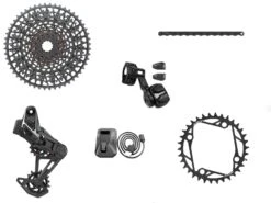 SRAM Groupe Complet X0 T-TYPE Eagle E-VTT 104 BCD 12v 36 Dents 10-52 Sans Manivelles